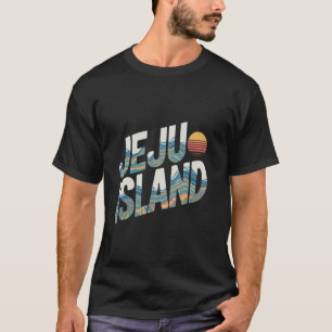 Retro Jeju Insel Naturforscher Liebe Südkorea T-Shirt