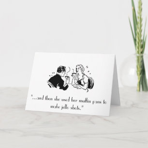 Retro Jello Tirages Humour carte d'anniversaire
