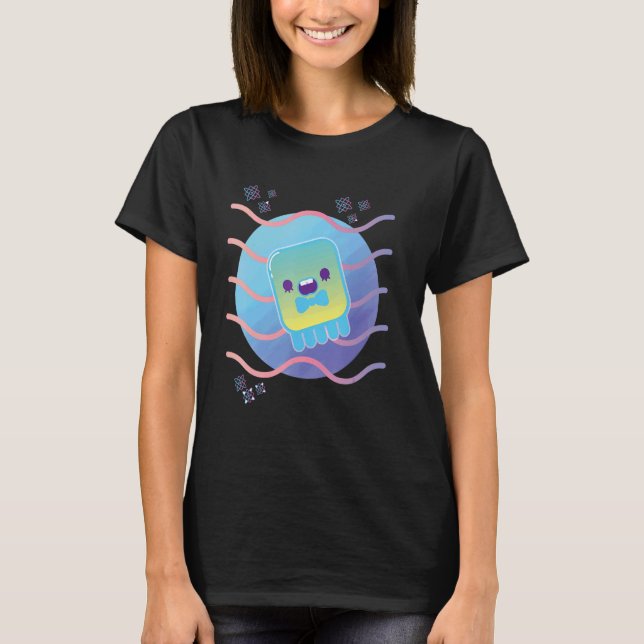 Retro Jellyfish T-Shirt (Vorderseite)