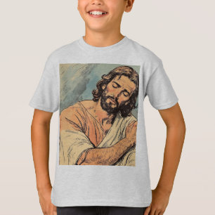 Retro-Jesus-Christen-Kind-T-Shirt T-Shirt