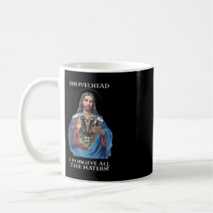 Retro Jesus Shovelhead Ich verzeihe allen Hassi Kaffeetasse