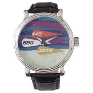 Retro Jet Age Jet Style Armbanduhr