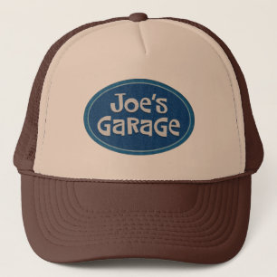 Retro Joes Garagen-Logo Truckerkappe