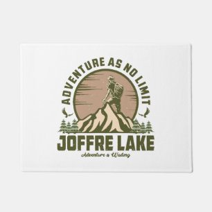 Retro Joffre Lake Wanderung Fußmatte