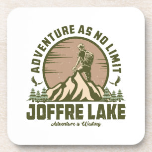 Retro Joffre Lake Wanderung Getränkeuntersetzer