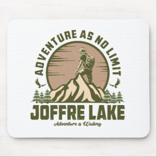 Retro Joffre Lake Wanderung Mousepad