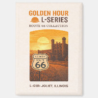 Retro Joliet Illinois Route 66 Wahrzeichen Kunst