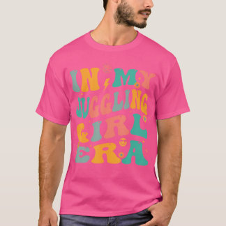 Retro Jongleurin Groovy Jonglieren T-Shirt