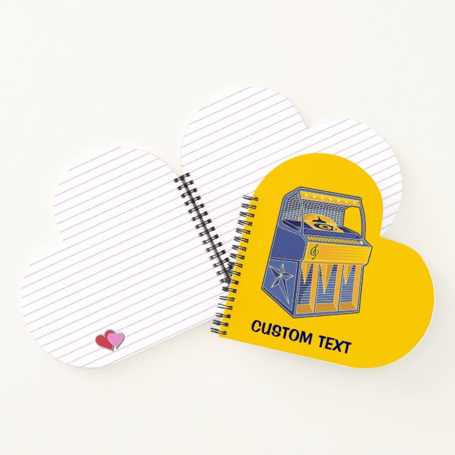 Retro Jukebox Notizbuch (Innenseite)