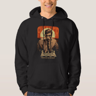Retro Junger Bobby Fischer "Schach ist Krieg" Zita Hoodie