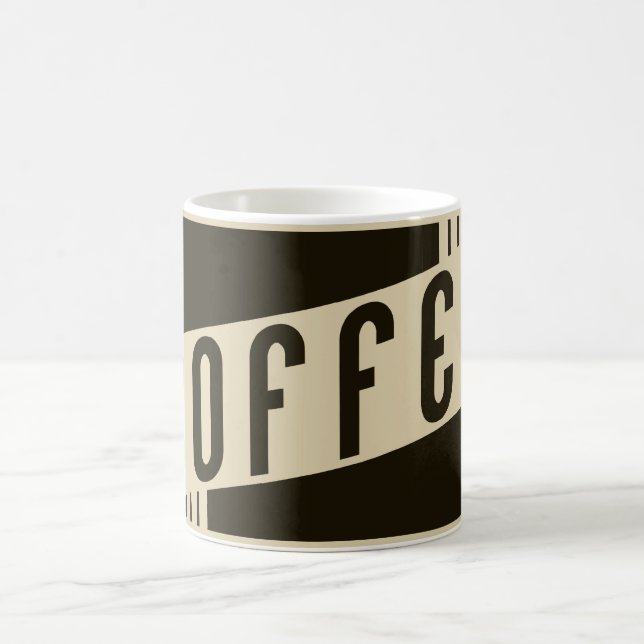 Retro-Kaffee Kaffeetasse (Mittel)