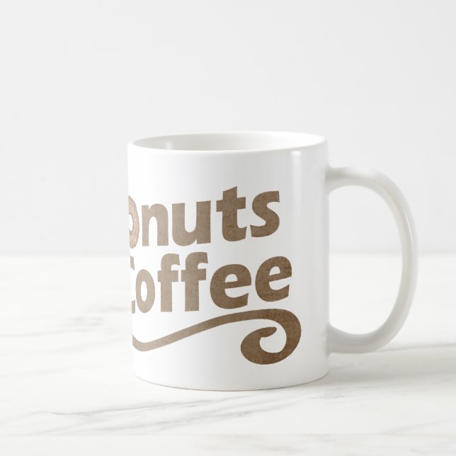 Retro Kaffee u. Schaumgummiringe Kaffeetasse (Rechts)