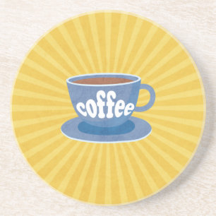 Retro-Kaffeedesign Getränkeuntersetzer