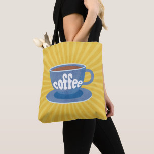 Retro-Kaffeedesign Tasche