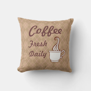 Retro-Kaffeekissen Kissen