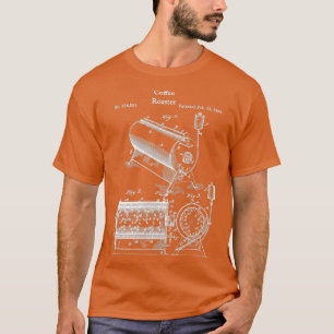 Retro-Kaffeeröster - Rösten von dunklen Kaffeebohn T-Shirt