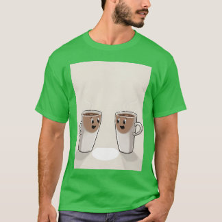 Retro-Kaffeetassen vintage T-Shirt