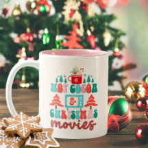 Retro Kakao und Weihnachtsfilme Urlaub