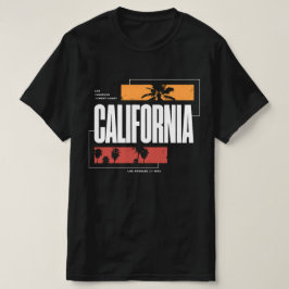 Retro Kalifornien Westküste Los Angeles Palmen T-Shirt