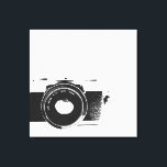 Retro-Kamera Fotograf Kunst Leinwanddruck<br><div class="desc">Zeigen Sie diese Retro-Kamera in Ihrer Zuhause-Galerie für ein schicke,  modernes Stück. Mit einer klassischen beruflichen Handfilm-Kamera.</div>