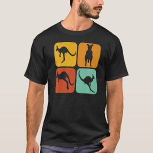Retro Kangaroo I Marsupial I Australian Kangaroo T-Shirt