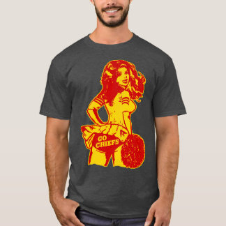 Retro Kansas City Cheerleader Baseball TShirt