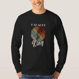 Retro-Karaoke-Singparty-Musik für Karaoke King T-Shirt