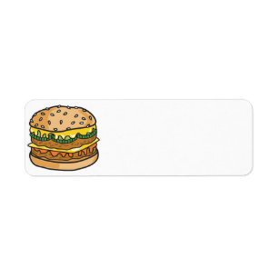 Retro-Käse-Hamburger