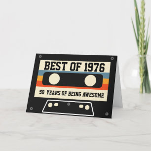 Retro-Kassette "Best Of" Karte
