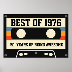 Retro-Kassette "Best Of" Poster