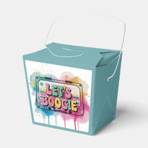 Retro-Kassette Lass uns Boogie Erwachsenen-Geburts Geschenkschachtel