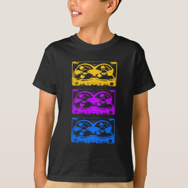 Retro-Kassette T-Shirt (Vorderseite)
