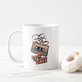Retro-Kassette – „Zurück zu den guten Zeiten“ Vin Kaffeetasse