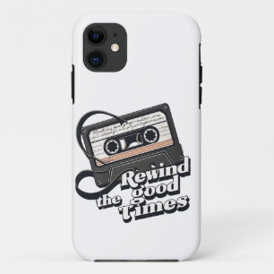 Retro-Kassetten-Design für Nostalgie-Liebhaber Case-Mate iPhone Hülle