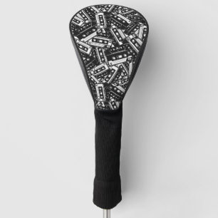 Retro-Kassettendecke-Muster - Golfschlägerkopfabde Golf Headcover