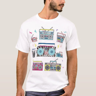 Retro-Kassettenspieler: 80er Vintag Art T-Shirt