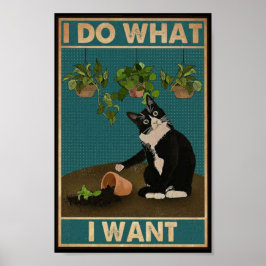 Retro-Katze Poster