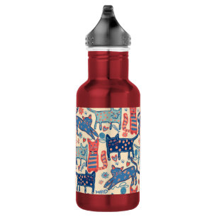 Retro Katzen Edelstahlflasche