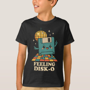 Retro Kawaii Diskette Retro-Tech-Witz 80er 90er D T-Shirt