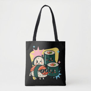 Retro Kawaii Sushi Süße Japanische Lebensmittel Tasche