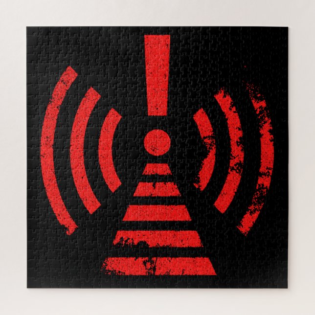 Retro Keep Back Energy Warning Symbol (Vertikal)