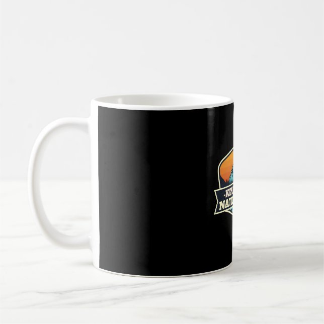 Retro kenai fjords � Geist der Berge Kaffeetasse (Links)