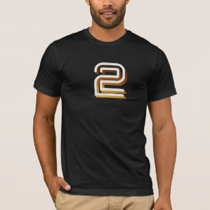 Retro Kennzeichnungs-Logo des Fernsehen BBC2 T-Shirt