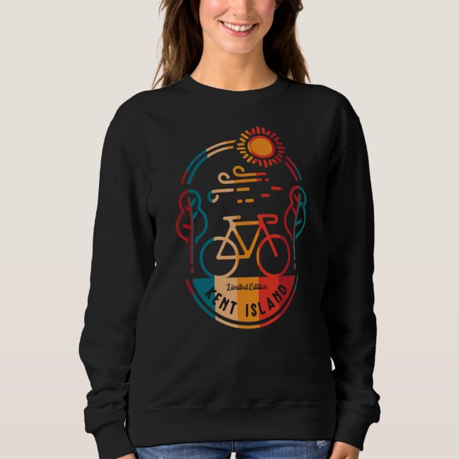 Retro Kent Island Radweg Sweatshirt (Vorderseite)
