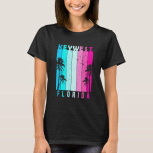 Retro Key West Florida Beach Sommer tropische Seel T-Shirt