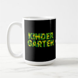 Retro Kindergarten Boys Teacher Camouflage Funny Kaffeetasse