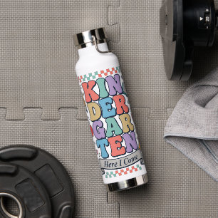 Retro Kindergarten, ich komme Schule Trinkflasche