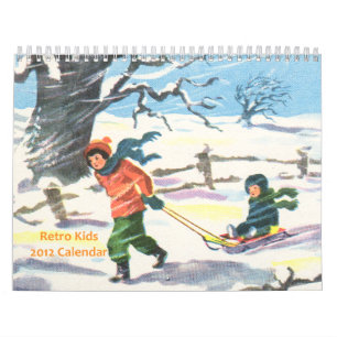 Retro Kinderkalender 2012 Kalender