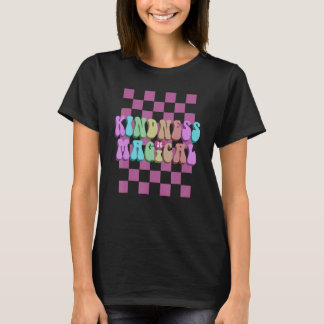 Retro KINDNESS IST MAGISCHES Anti-Bullying Bewusst T-Shirt