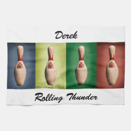 Retro King Buttone Handtuch